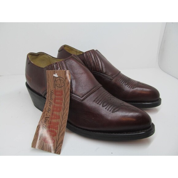 Durango SW2964 Womens Brown Stitched Leather Ankle Booties Size US 6.5 EE - Picture 1 of 16